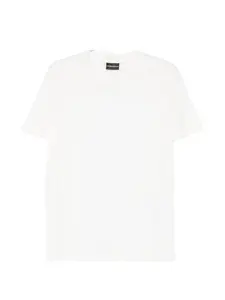 Футболка с круглым вырезом Emporio Armani, белый