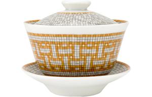 Стеклянные стаканы HERMES, золото