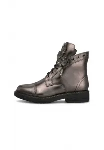 Ботильоны на платформе Alma En Pena, Metallic Gray