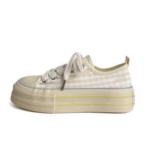 Женские низкие кеды из холста TAFN, желтый