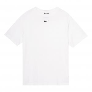 Футболка (WMNS) Nike Sportswear Essential Solid Color Small Label Casual Round Neck Short Sleeve White T-Shirt