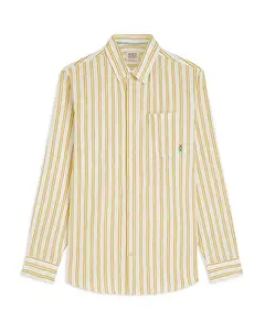 Мятая рубашка на пуговицах Scotch & Soda, желтый
