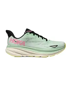 Кроссовки Clifton 9 белого и бирюзового цвета Hoka One One, зеленый