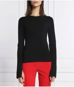 Свитер regular fit Patrizia Pepe, черный