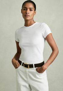 Футболка Reiss JOLIE STRETCH CREW-NECK, White
