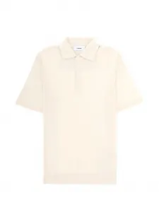 Поло на пуговицах Lardini, бежевый