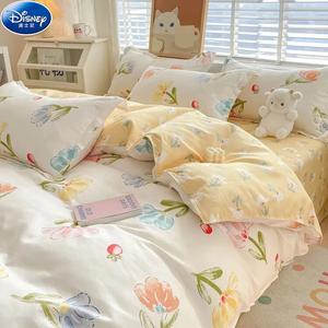 Disney Комплект постельного белья, 4 предмета, 180x220 см, пододеяльник 180x220 см