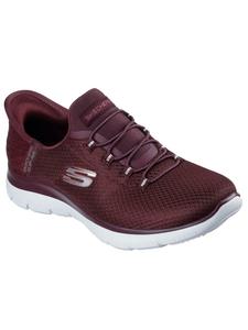 Низкие кеды SUMMITS DIAMOND DREAM красного цвета Skechers