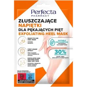 Подушечки для пилинга потрескавшихся пяток, 1 пара Perfecta Pharmacy