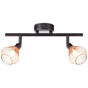 Потолочный светильник Brilliant Dalma I, металл - 2 пламени