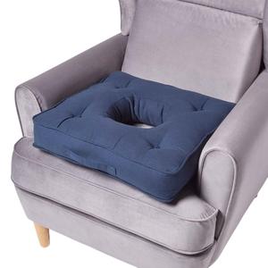 Подушка для сидения Homescapes, 50x50x10 см, темно-синий