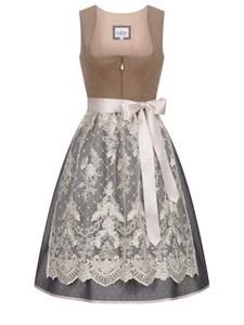 Широкая юбка в сборку Trachtenhof Nübler  midi Geelke, коричневый