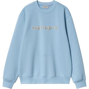 Толстовка с круглым вырезом и вышитым логотипом Carhartt Wip, светлый синий