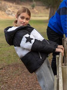 Пуховик стандартного кроя Mayoral, черный