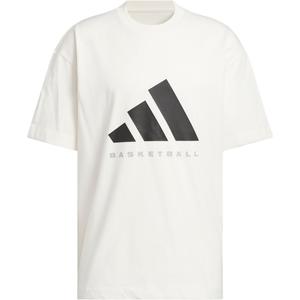 Футболка баскетбольная ss25 unisex Adidas, белый
