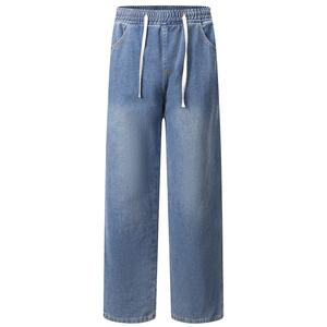 Джинсы Unisex Jeep в стиле конного спорта, черные