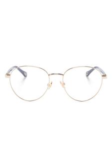 Chloé Eyewear очки в круглой оправе, золотой