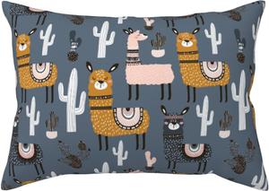 Pevtufa Наволочка с принтом ламы и кактуса Llama and Cactus
