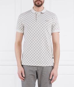 Футболка поло мужская Joop! Paigam с принтом, бежевый