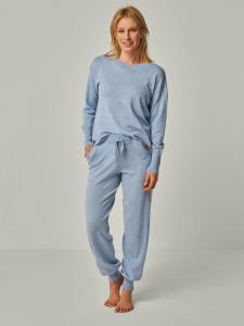 YOU LOOK PERFECT Домашняя одежда 'LOUNGEWEAR SET - Pullover Bella & Pants Bella' в светло-голубом цвете