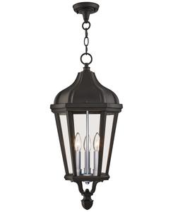 Подвесной светильник Morgan с тремя плафонами Livex, цвет bronze