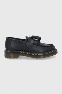 Доктор Martens Adrian Yellow Stitch кожаные мокасины Dr. Martens, черный