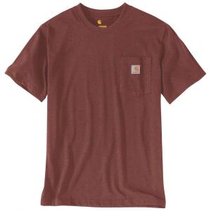 Футболка Carhartt Workwear Pocket T-Shirt, цвет Mahagony