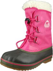 Детские зимние непромокаемые сапоги Sorel Yoot Pac из нейлона, розовый