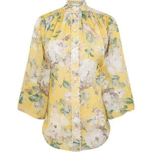 Блузка acacia scallop Zimmermann, желтый