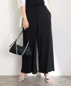 Свободные брюки с широкими штанинами и завязками Pourvous, цвет Black