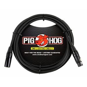 Кабель освещения Pig Hog DMX, 3-контактный, 10 футов.
