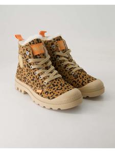 Palladium Ботильоны на шнуровке коричневого цвета