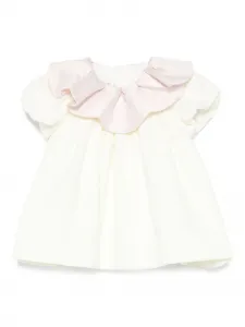 Комплект платьев с рюшами на воротнике (комплект из двух) La Stupenderia, белый