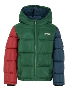 Куртка с капюшоном Levi's Kids, зеленый