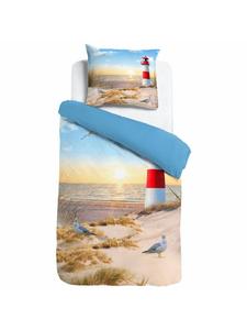 Постельное белье с изображением маяков в ярких цветах ESPiCO, 200x200 (2x 80x80 см)