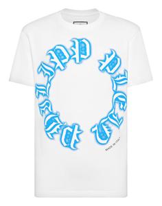 Футболка с круглым вырезом SS Gothic Plein PHILIPP PLEIN, белый