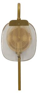Настенный светильник Mauro Ferretti Softy, золото - стекло - 15 x 38 x 14 см