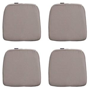 Подушка для сиденья Madison Panama 4er-Set, серо-коричневый
