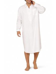 NORMANN Ночная рубашка с длинными рукавами, карнавальные конфетти, белого цвета