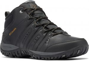 Columbia Men's Peakfreak Nomad WP OH Trail Shoe, Black Goldenrod