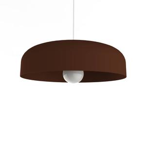 Подвесной светильник Lumicom Tuzzi, коричневый - диаметр абажура: 40 см.