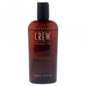 Шампунь для укладки волос Power Cleanser Style Remover от American Crew, подходит для мужчин и женщин, 240 мл, прозрачный