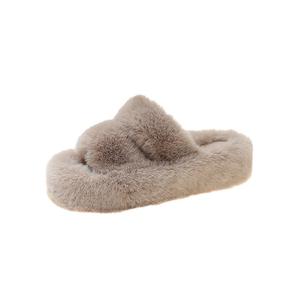 Слипоны на платформе 5 см женские молочно-бежевые Shit, с двойной полосой