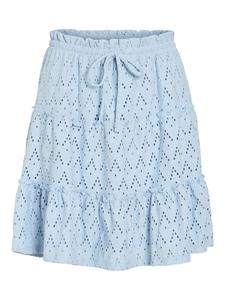 Юбка длиной до колена Vila, светло-синий