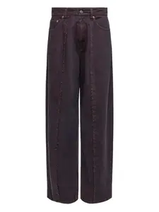 Джинсы с логотипом MM6 Maison Margiela, фиолетовый