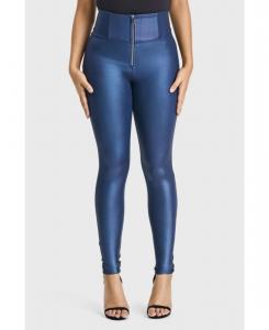 Женские облегающие брюки-диско с очень высокой посадкой Freddy, Navy blue