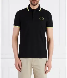 Поло Пауле 2 slim fit Boss Green, черный