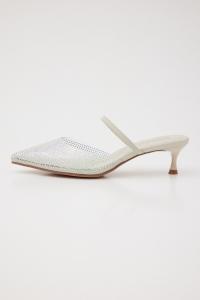 Fizz Clear Stone Mules