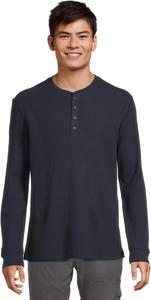 Мужская вафельная кофта-хенли с длинным рукавом Smartwool, Deep Navy