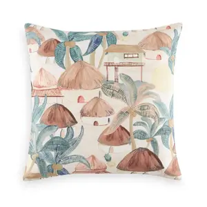 Чехол На Подушку "Деревни" 45X45 Bassetti, зеленый